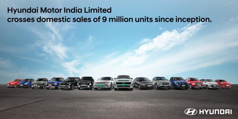 Hyundai Motor India surpasses 9 Million domestic sales milestone