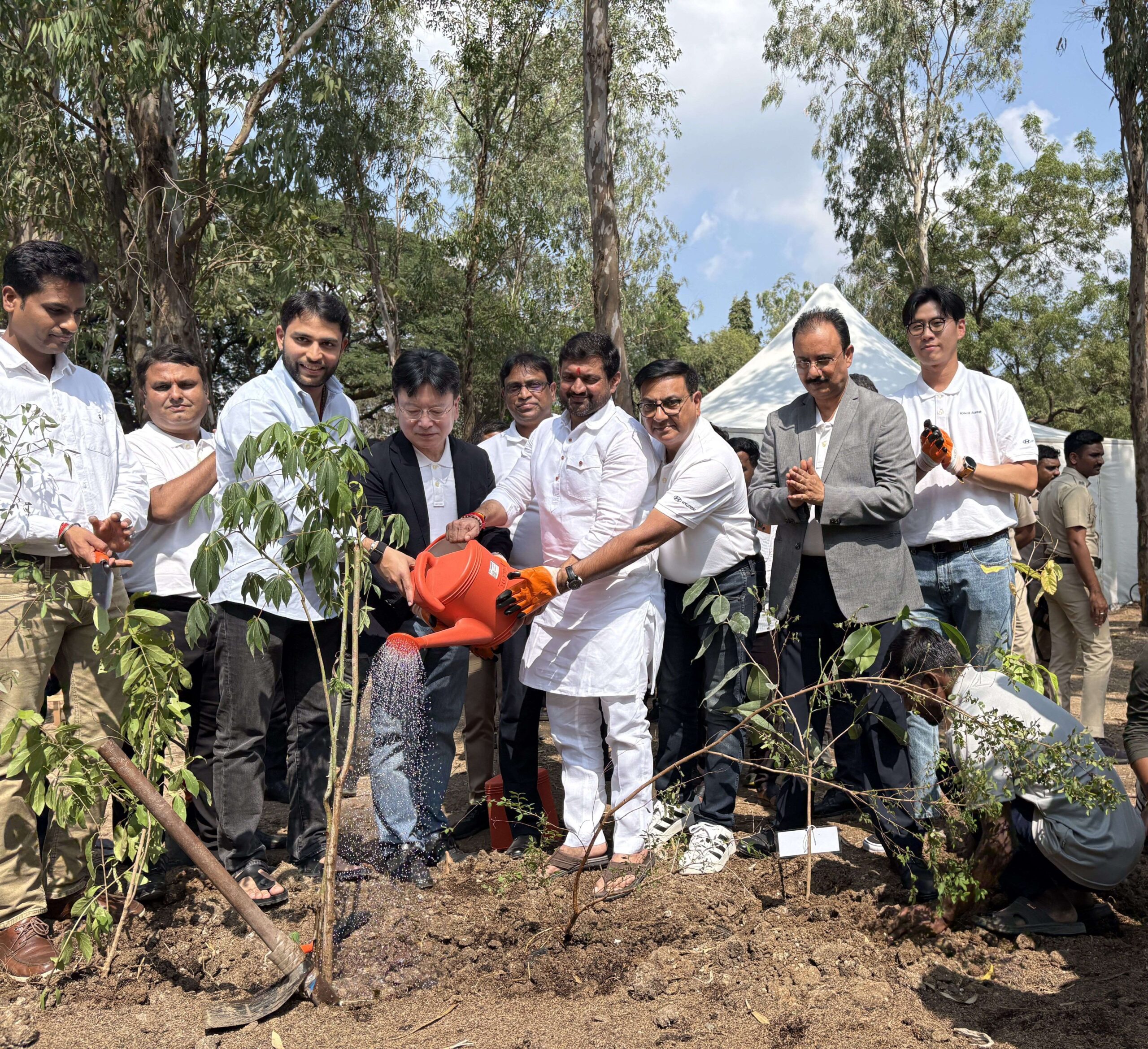 Hyundai Motor India Foundation plants 5 lakh trees under IONIQ Forest initiative in Pune