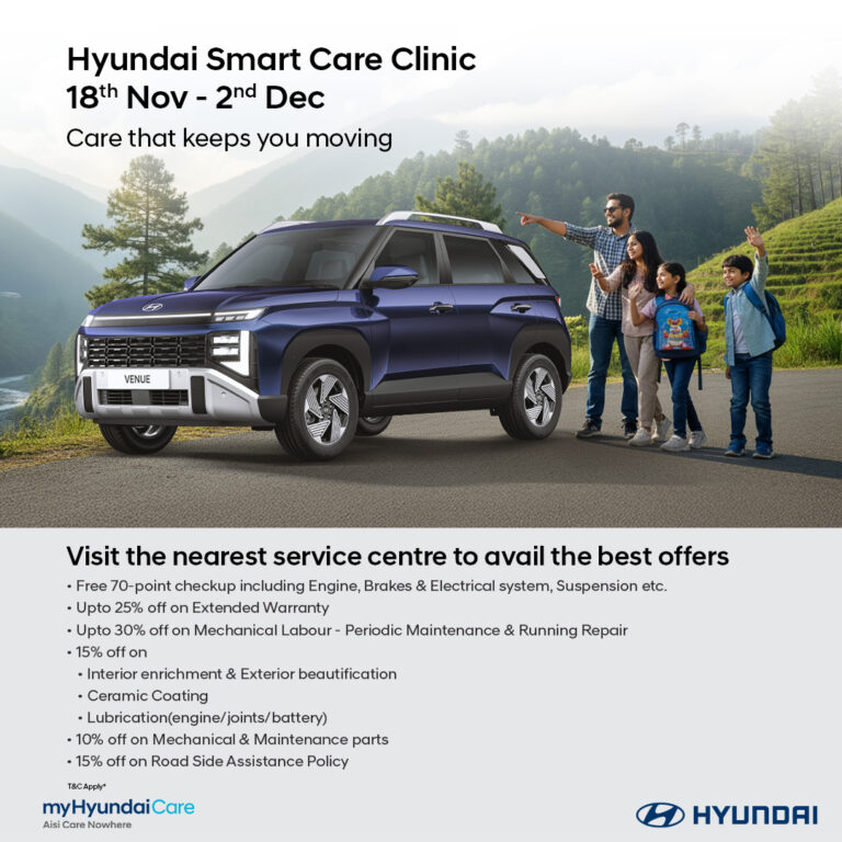 HYUNDAI MOTOR INDIA launches nationwide ‘Smart Care Clinic’ to enhance customer ownership experience
