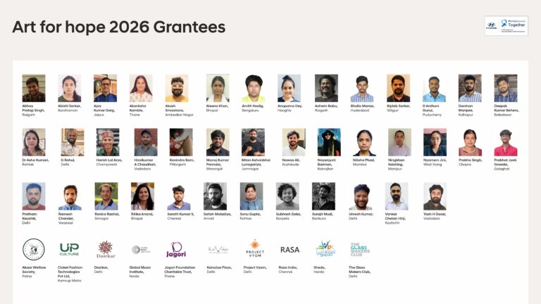 HYUNDAI MOTOR INDIA FOUNDATION announces ₹60 lakh grants under ‘Art for Hope – Season 5’