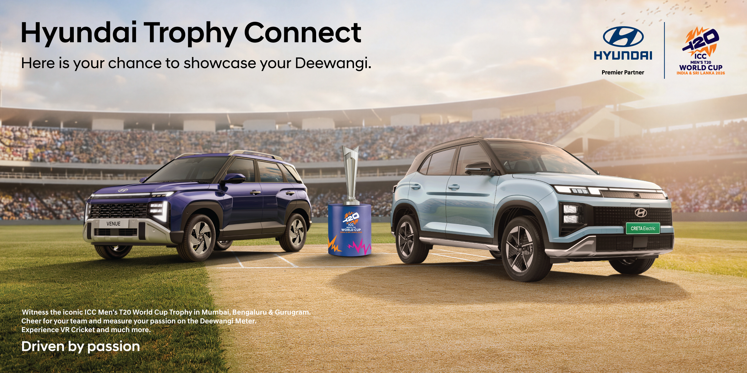 Hyundai Brings ICC Men’s T20 World Cup 2026 Trophy closer to fans with Hyundai trophy connect