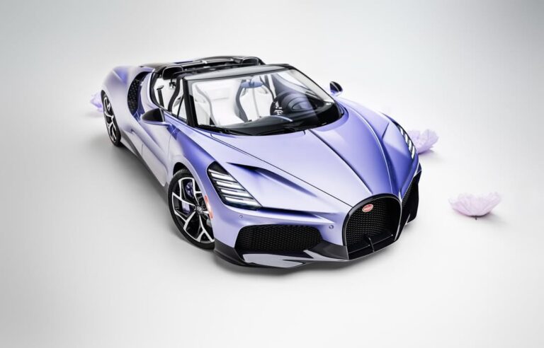 Bugatti unveils one off W16 Mistral ‘Caroline’ with bespoke design and 1,600bhp performance