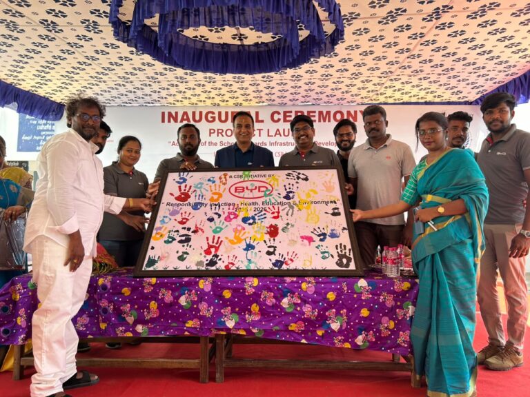 BYD India expands CSR efforts with education, healthcare and green initiatives