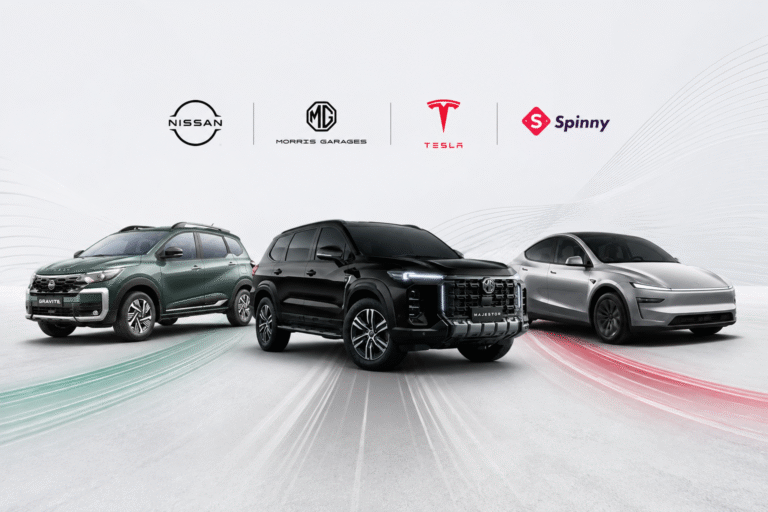 Spinny partners with Nissan, JSW MG Motor India and Tesla to strengthen new, used and EV car ownership