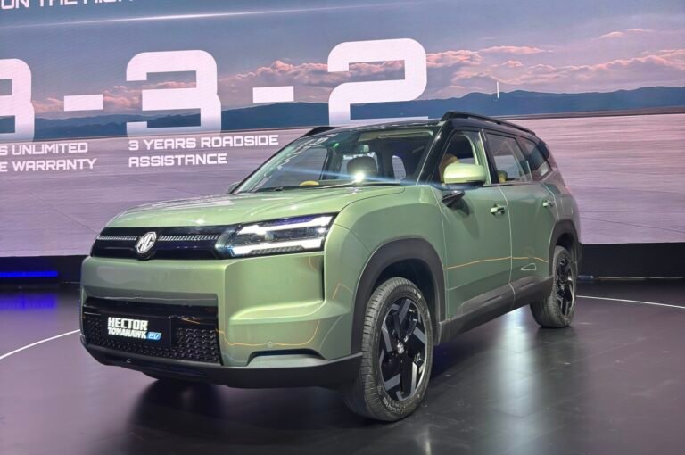 MG Hector Tomahawk EV launched at ₹19.49 lakh: 517km range, 7 seats and BaaS option