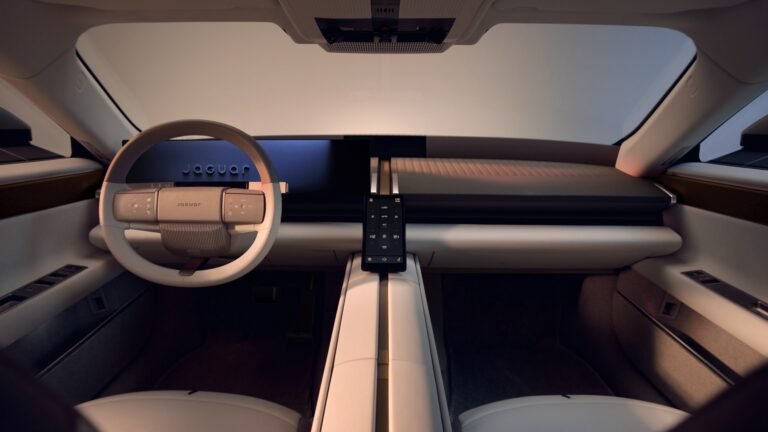 Jaguar Type 01 interior revealed: New luxury EV gets dramatic cabin
