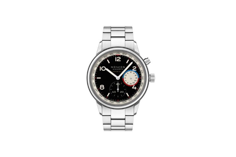 NOMOS Glashütte Club Sport neomatik Worldtimer goes dark with enhanced luminous display