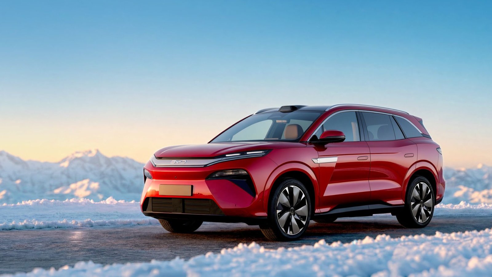 BYD ATTO 8 flagship electric SUV debuts with FLASH charging at Paris Motor Show